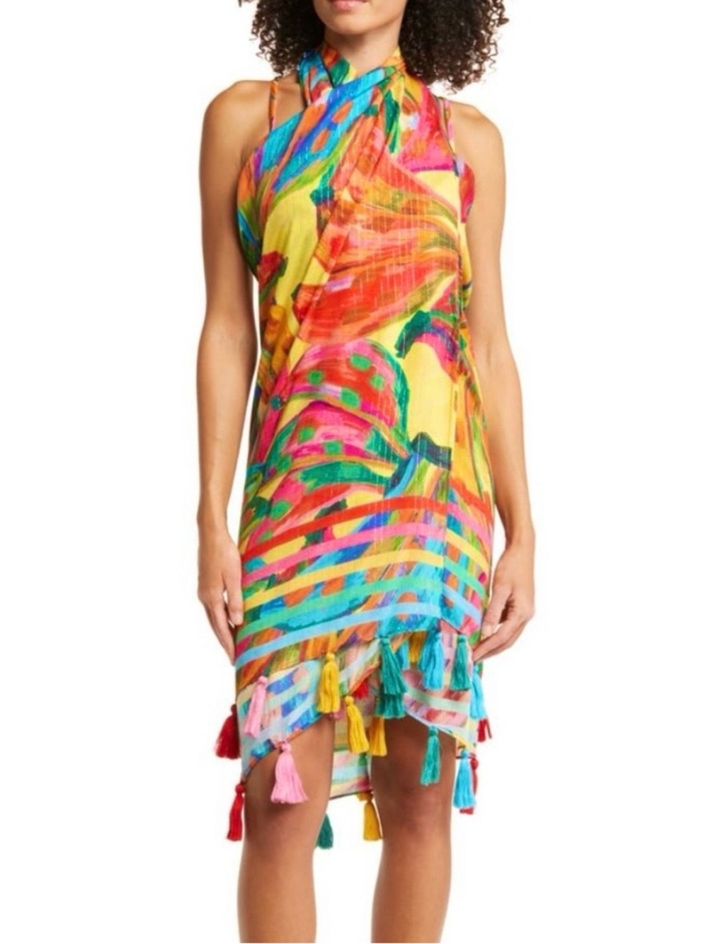 FARM Rio Colorful Banana Sarong